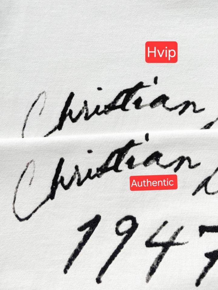 Handwritten Christian Dior Relaxed-Fit T-Shirt white-duoc-ban-tai-HVIP Shoes & Clothes