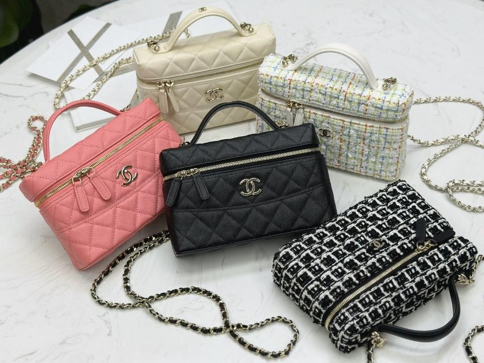 Chanel 25C AP4385 Vanity tweed black and white CH5-duoc-ban-tai-Hvip Bags & Accessories