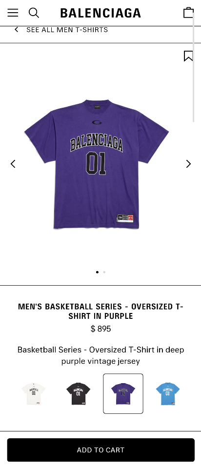 Balenciaga MEN'S BASKETBALL SERIES - OVERSIZED T-SHIRT IN OFF WHITE Na1 -duoc-ban-tai-Hvip Bags & Accessories