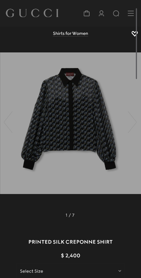 Gucci Printed silk creponne shirt 818460-duoc-ban-tai-HVIP Shoes & Clothes