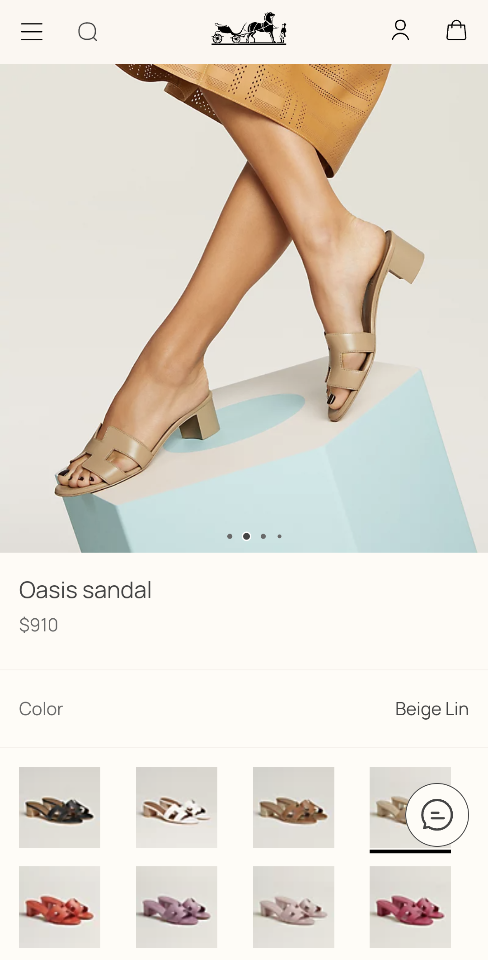 Hermès Oasis sandal Beige Lin Swift (box ) H141146Z-duoc-ban-tai-HVIP Shoes & Clothes