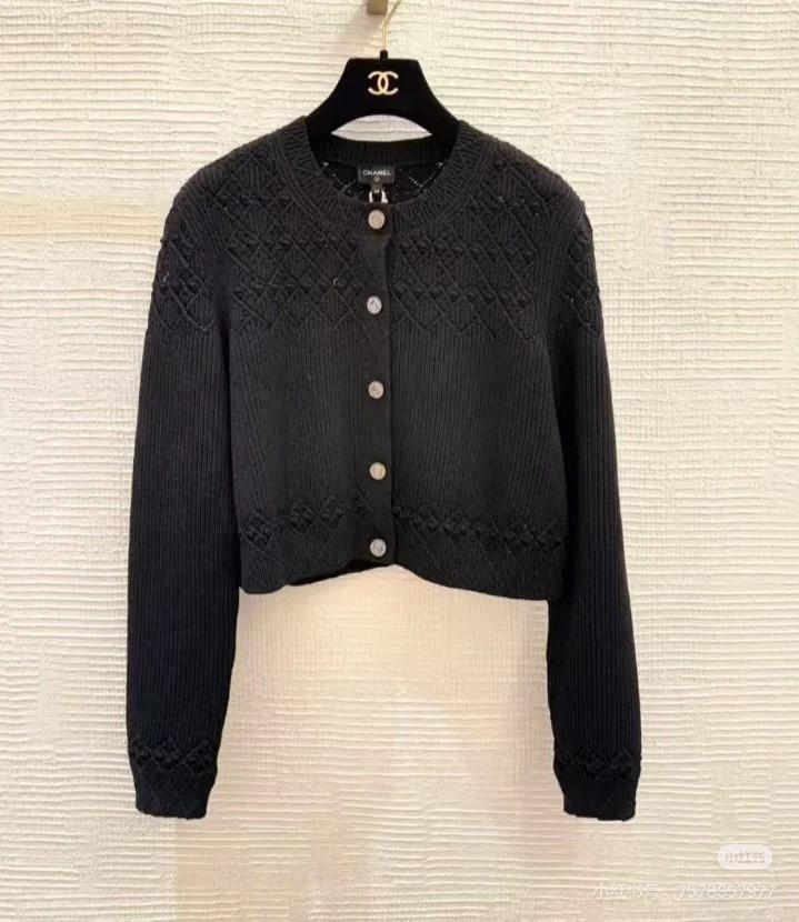 Chanel black cardigan -duoc-ban-tai-HVIP Shoes & Clothes