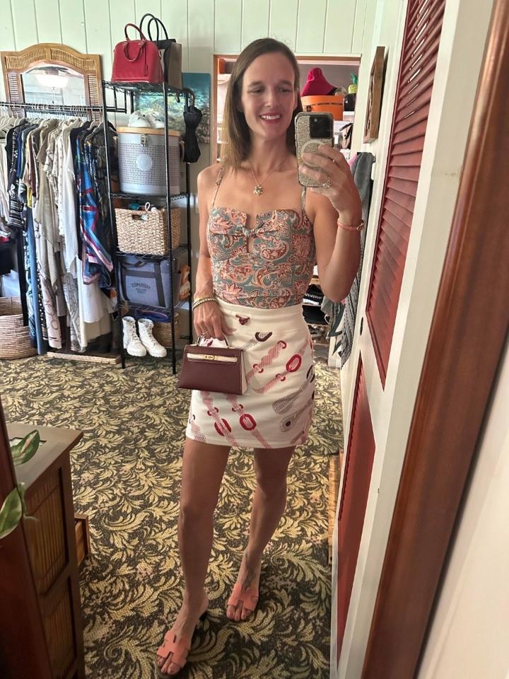 Hermès short skirt white-duoc-ban-tai-HVIP Shoes & Clothes