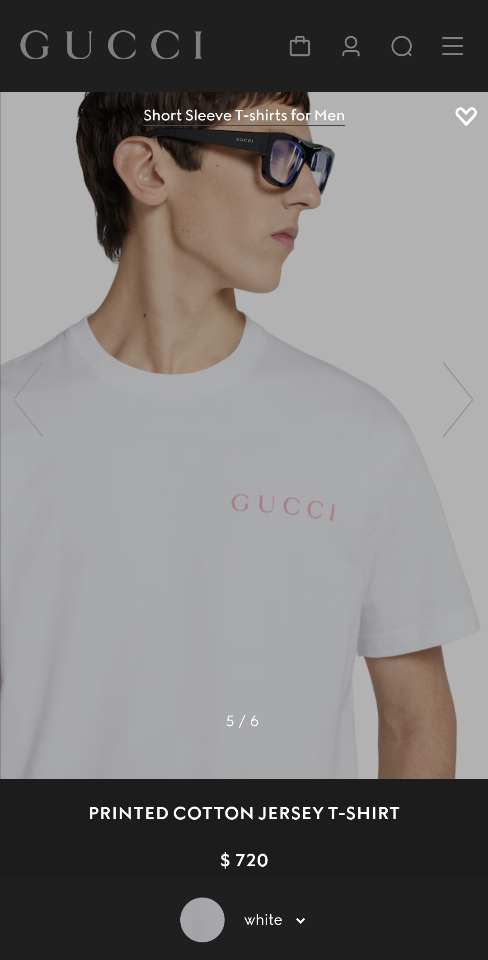 Gucci Printed cotton jersey T-shirt white-duoc-ban-tai-HVIP Shoes & Clothes