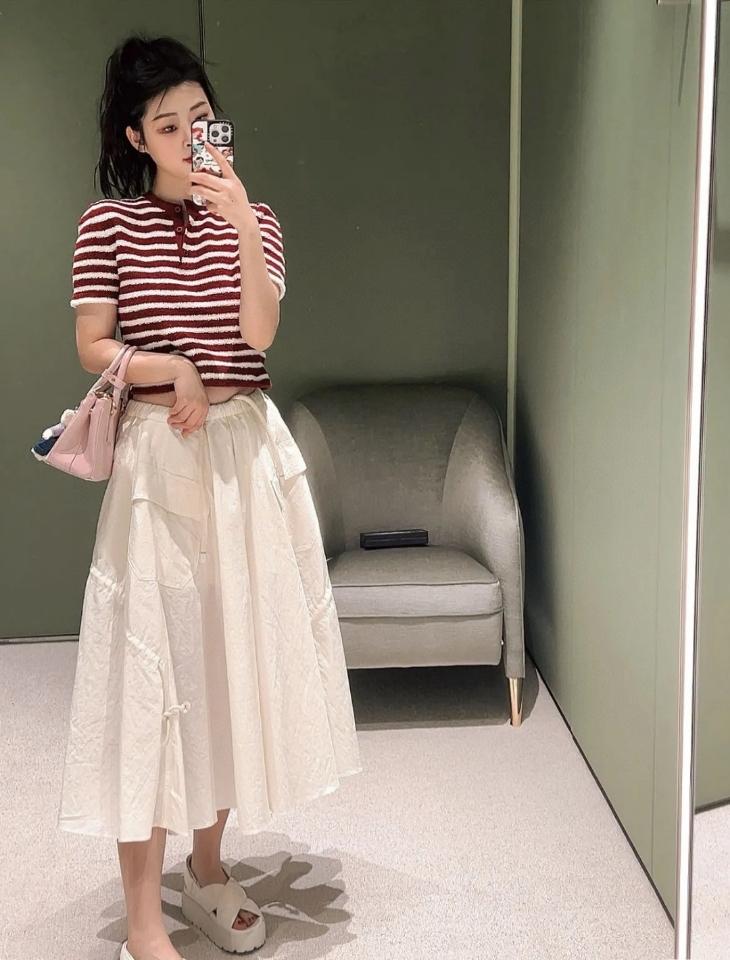 Prada Technical pongé skirt-duoc-ban-tai-HVIP Shoes & Clothes