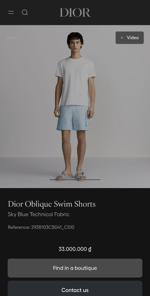 Dior Oblique Swim Shorts
Sky Blue Technical Fabric
293B103CB041_C510-duoc-ban-tai-HVIP Shoes & Clothes