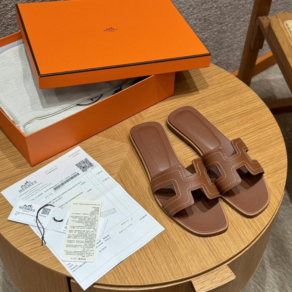 Hermès oran sandal gold H242142Z h1-duoc-ban-tai-HVIP Shoes & Clothes