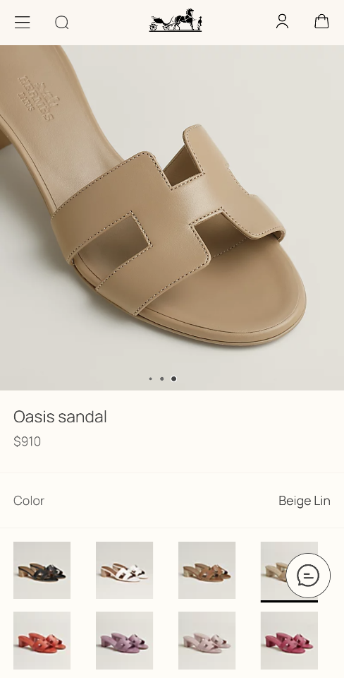 Hermès Oasis sandal Beige Lin Swift (box ) H141146Z-duoc-ban-tai-HVIP Shoes & Clothes