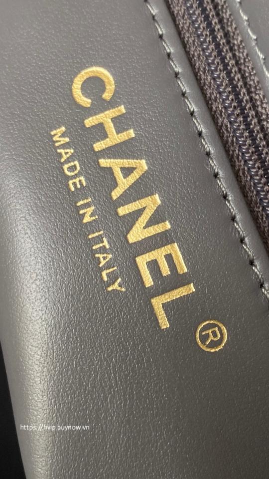 Chanel MINI SHOPPING BAGShiny Crumpled Calfskin & Gold-Tone Metal gray AS4416 B15566 T1-duoc-ban-tai-Hvip Bags & Accessories