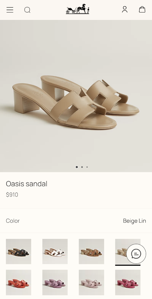 Hermès Oasis sandal Beige Lin Swift (box ) H141146Z-duoc-ban-tai-HVIP Shoes & Clothes