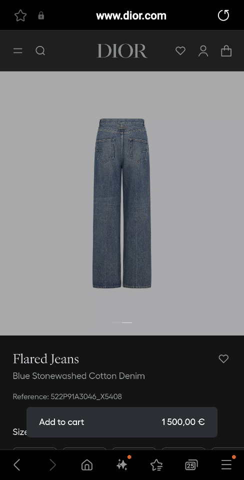 Dior Flared Jeans
Blue Stonewashed Cotton Denim
522P91A3046_X5408-duoc-ban-tai-HVIP Shoes & Clothes