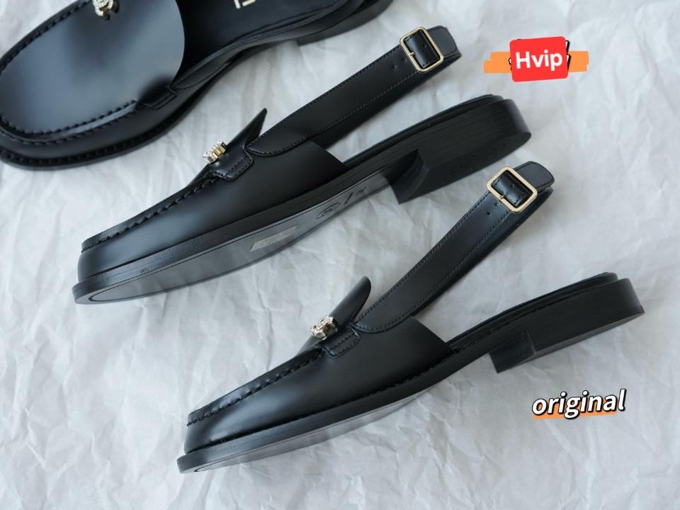 Chanel 25p slingback loafers calfskin black G45614 S3-duoc-ban-tai-HVIP Shoes & Clothes