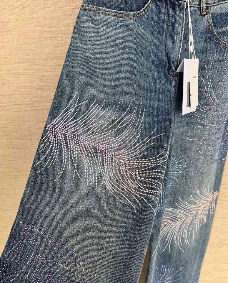 Chanel denim jeans blue 2025-duoc-ban-tai-HVIP Shoes & Clothes