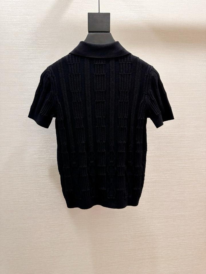 Hermès polo knit wear in black -duoc-ban-tai-HVIP Shoes & Clothes