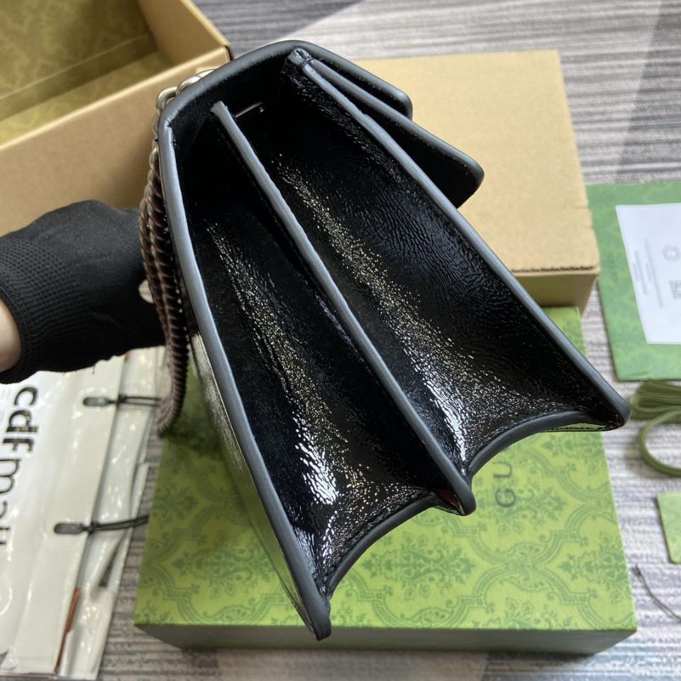     GUCCI DIONYSUS SMALL SHOULDER BAG black patent leather 795005 G1 -duoc-ban-tai-Hvip Bags & Accessories