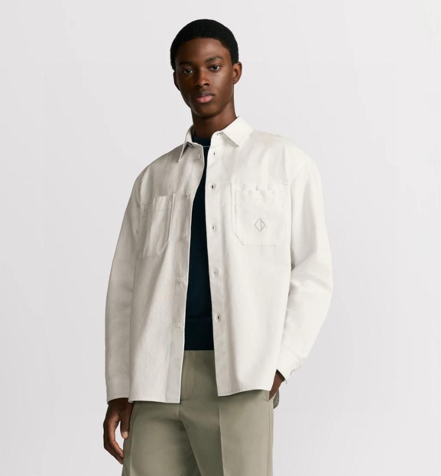 Dior Overshirts cotton in white -duoc-ban-tai-HVIP Shoes & Clothes