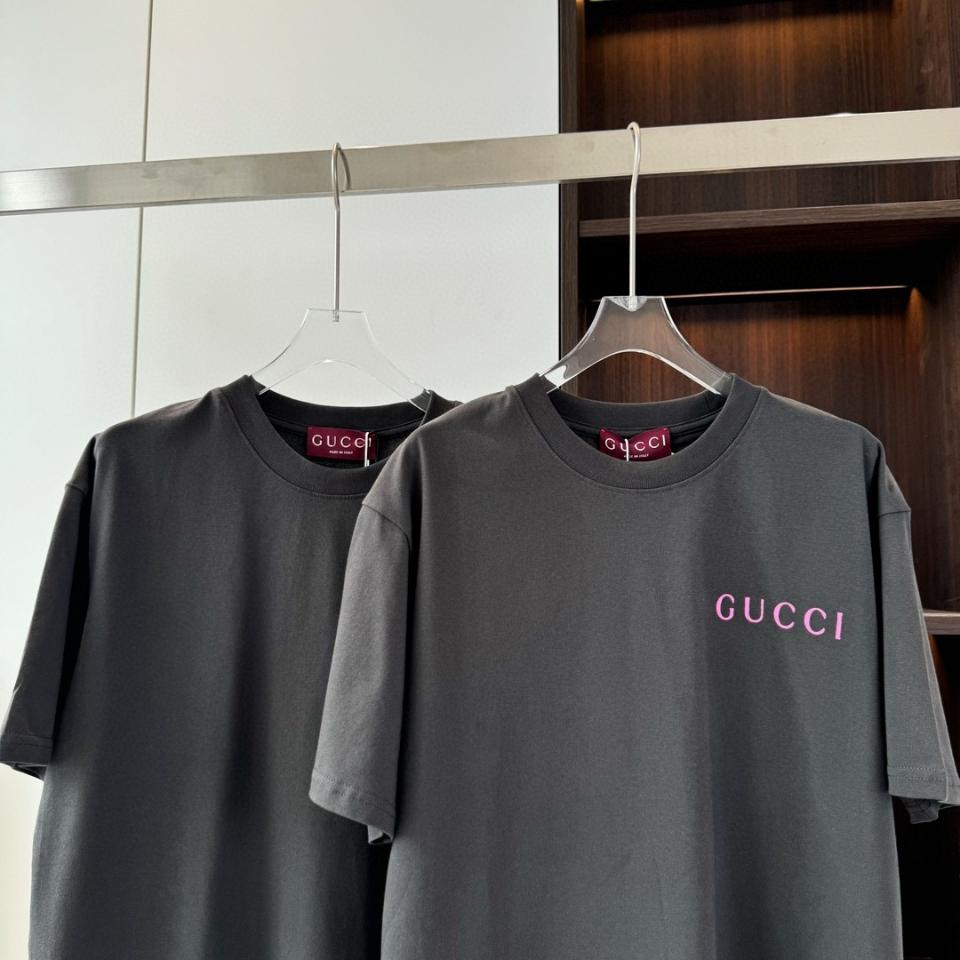 Gucci Printed cotton jersey T-shirt black -duoc-ban-tai-HVIP Shoes & Clothes