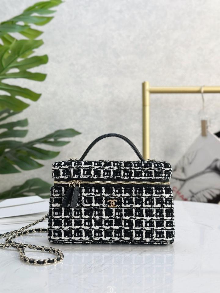 Chanel 25C AP4385 Vanity tweed black and white CH5-duoc-ban-tai-Hvip Bags & Accessories