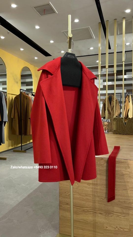 
Max Mara Gas Cashmere Wrap Coat In red-duoc-ban-tai-Hvip Bags & Accessories