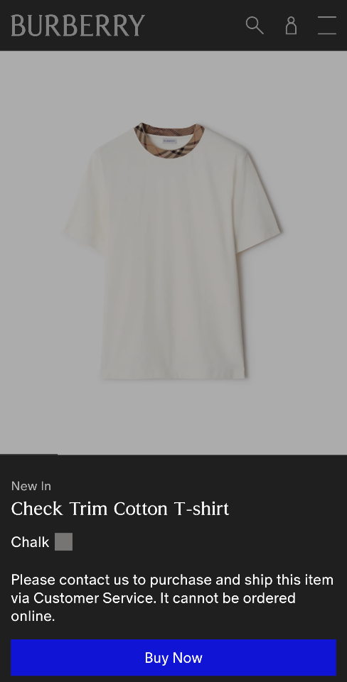 Burberry Check Trim Cotton T-shirt 8110101-duoc-ban-tai-HVIP Shoes & Clothes