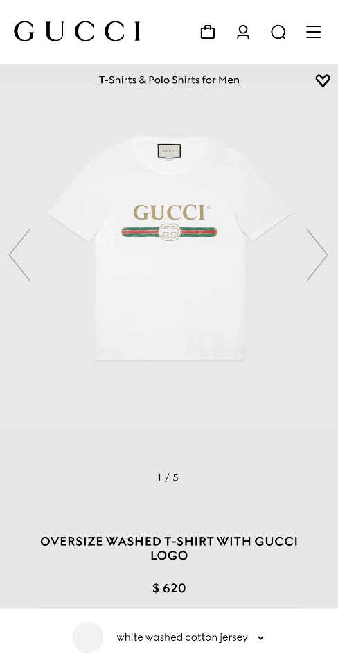 Gucci Oversize washed T-shirt with Gucci logo 440103-duoc-ban-tai-HVIP Shoes & Clothes
