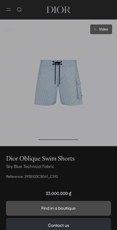 Dior Oblique Swim Shorts
Sky Blue Technical Fabric
293B103CB041_C510-duoc-ban-tai-HVIP Shoes & Clothes