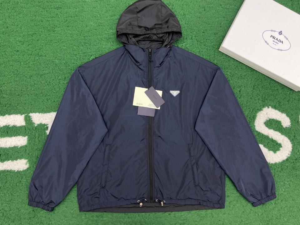 Prada Re-Nylon jacket in black/blue SGC603_1WQ9_F0D9M_S_OOO Sao chép-duoc-ban-tai-HVIP Shoes & Clothes
