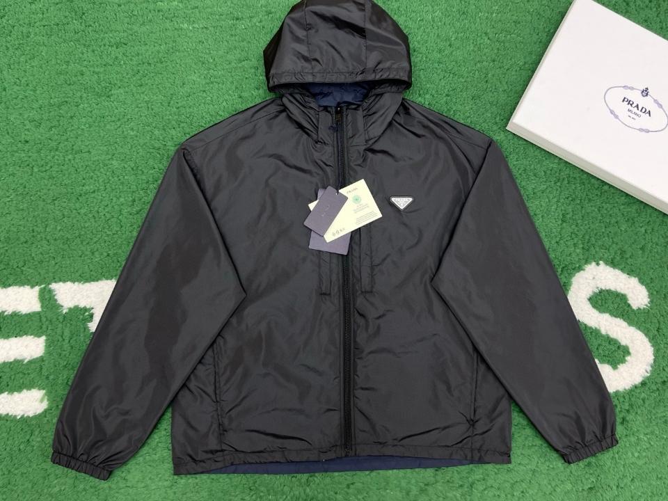 Prada Re-Nylon jacket in black/blue SGC603_1WQ9_F0D9M_S_OOO Sao chép-duoc-ban-tai-HVIP Shoes & Clothes