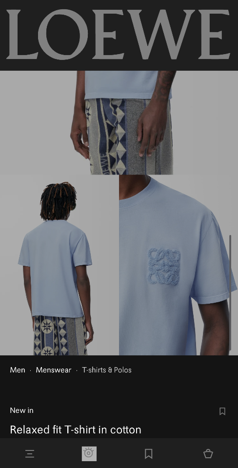 Loewe Relaxed fit T-shirt in cotton H616Y22X97-duoc-ban-tai-HVIP Shoes & Clothes