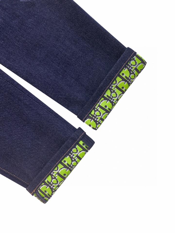 Dior Slim-Fit Dior Oblique Jeans
Blue Raw Cotton Denim
 193DS00C298X_C586-duoc-ban-tai-HVIP Shoes & Clothes
