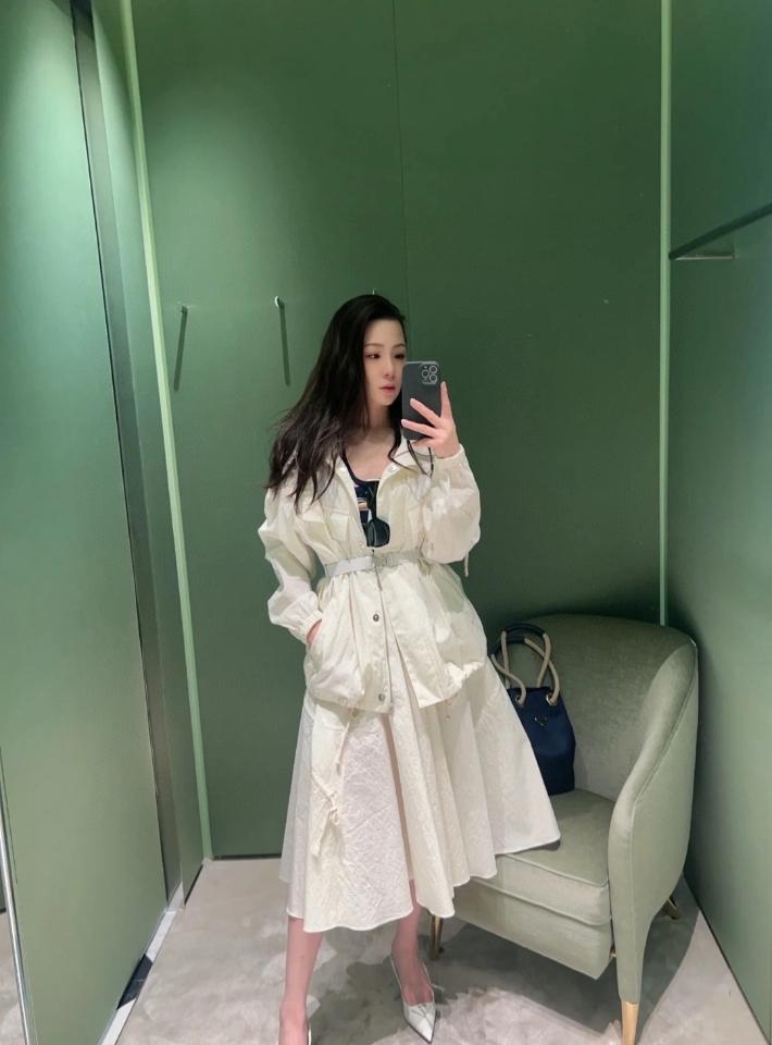 Prada Technical pongé skirt-duoc-ban-tai-HVIP Shoes & Clothes