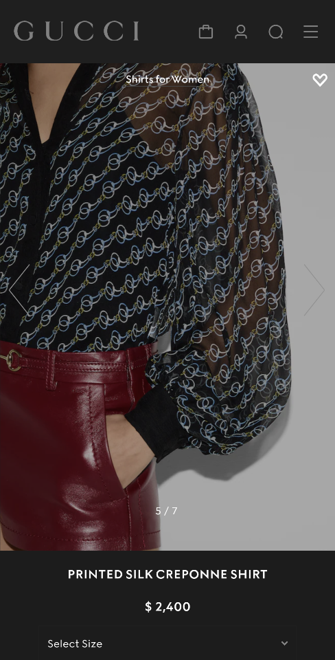 Gucci Printed silk creponne shirt 818460-duoc-ban-tai-HVIP Shoes & Clothes