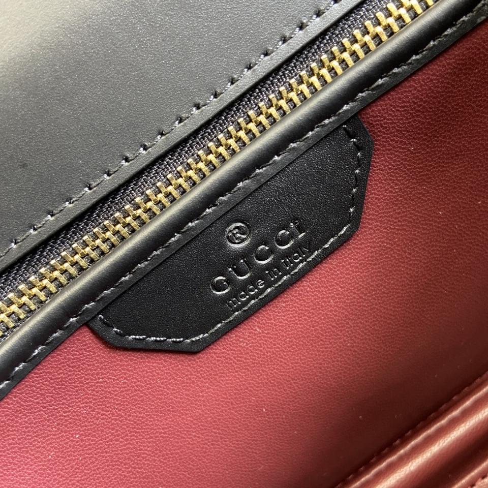 GUCCI GUCCI BAMBOO 1947 SMALL TOP HANDLE BAG black patent leather 675797 G1-duoc-ban-tai-Hvip Bags & Accessories