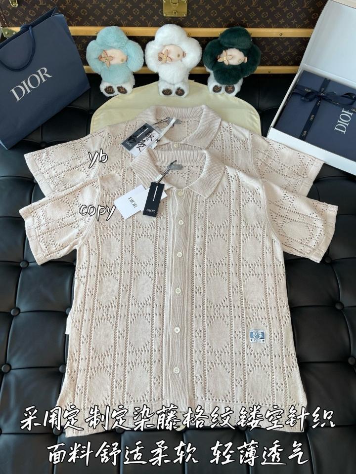 Dior men's knit shirt diamond grey-duoc-ban-tai-HVIP Shoes & Clothes