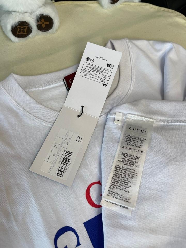 GUCCI Printed cotton jersey T-shirt 784361 white-duoc-ban-tai-HVIP Shoes & Clothes