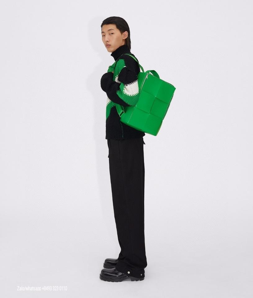Bottega Veneta Arco Backpack Intreccio leather green 680092 bv1-duoc-ban-tai-Hvip Bags & Accessories