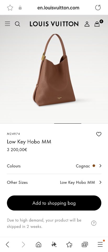 Louis Vuitton M24974

Low Key Hobo MM

Lv1-duoc-ban-tai-Hvip Bags & Accessories