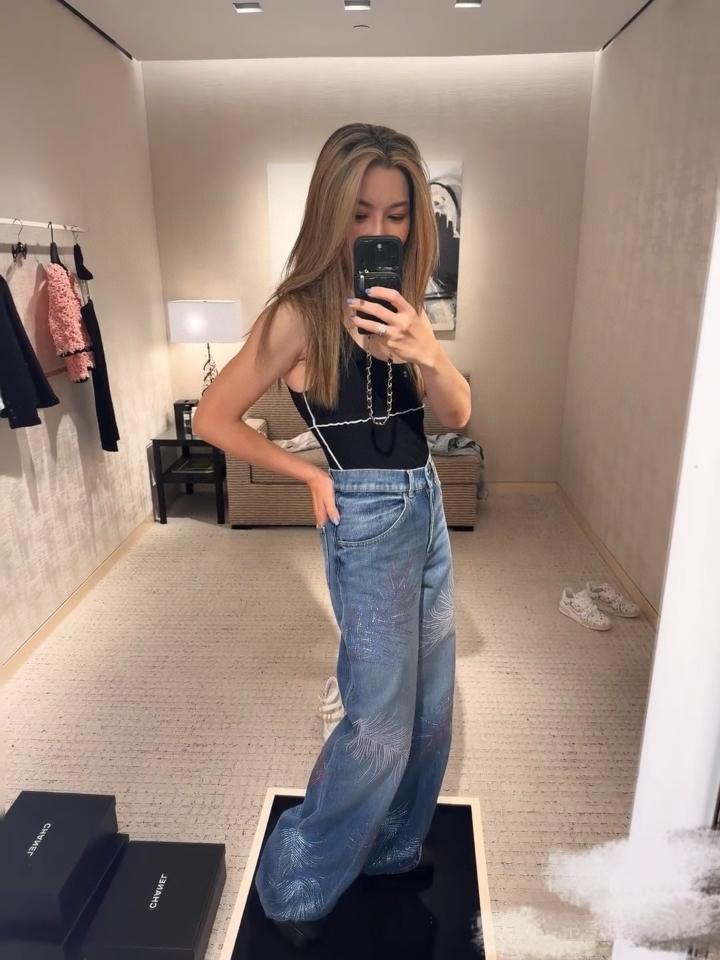 Chanel denim jeans blue 2025-duoc-ban-tai-HVIP Shoes & Clothes