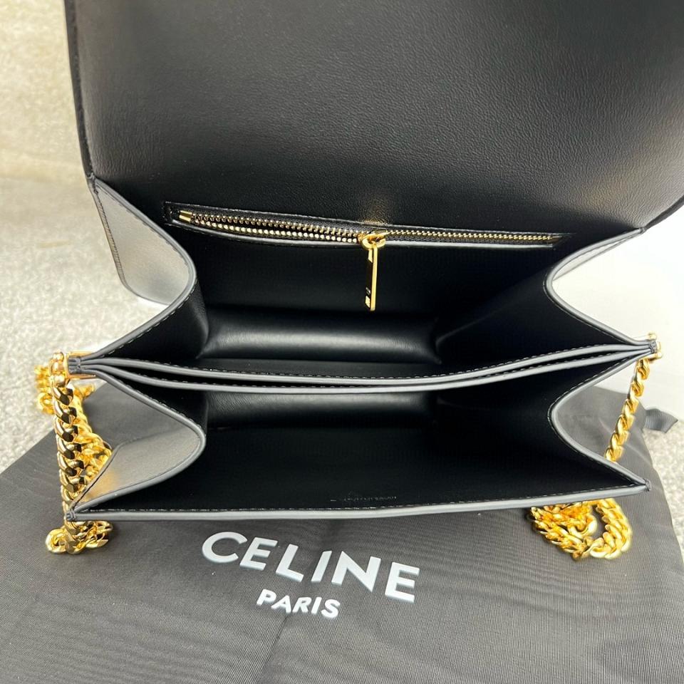 Celine MEDIUM COLLEGE BAG IN SHINY CALFSKIN
BLACK 113583BF4.38NO-duoc-ban-tai-Hvip Bags & Accessories