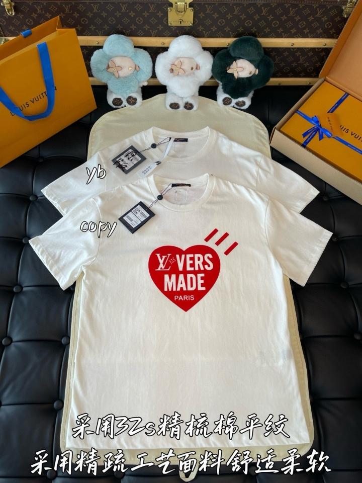 Louis Vuitton 1AM24T cotton t-shirt white -duoc-ban-tai-HVIP Shoes & Clothes