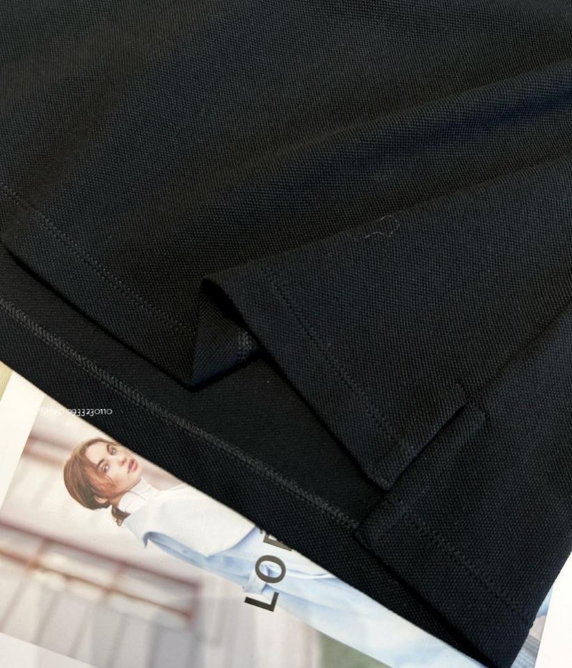 Gucci COTTON PIQUET POLO WITH WEB COLLAR 701735 Black-duoc-ban-tai-Hvip Bags & Accessories