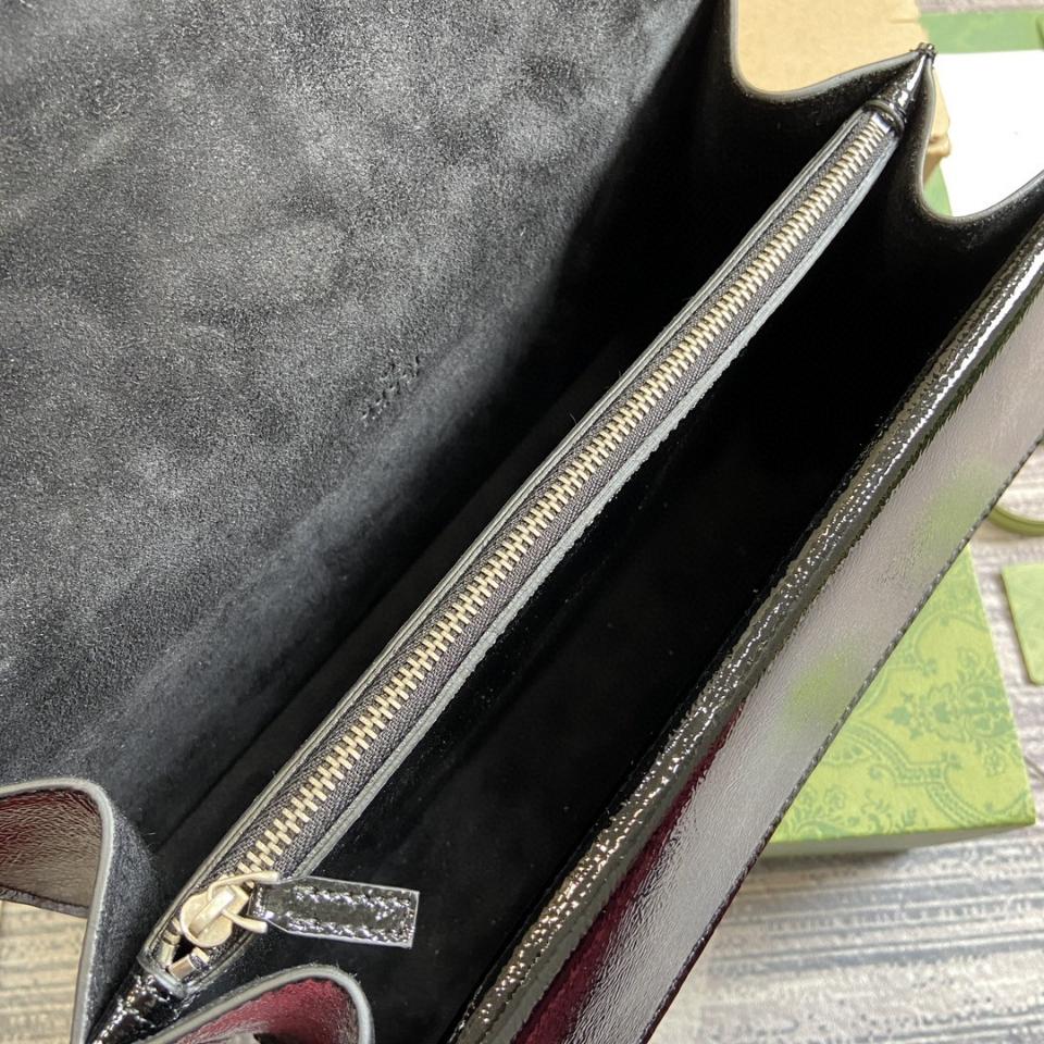     GUCCI DIONYSUS SMALL SHOULDER BAG black patent leather 795005 G1 -duoc-ban-tai-Hvip Bags & Accessories