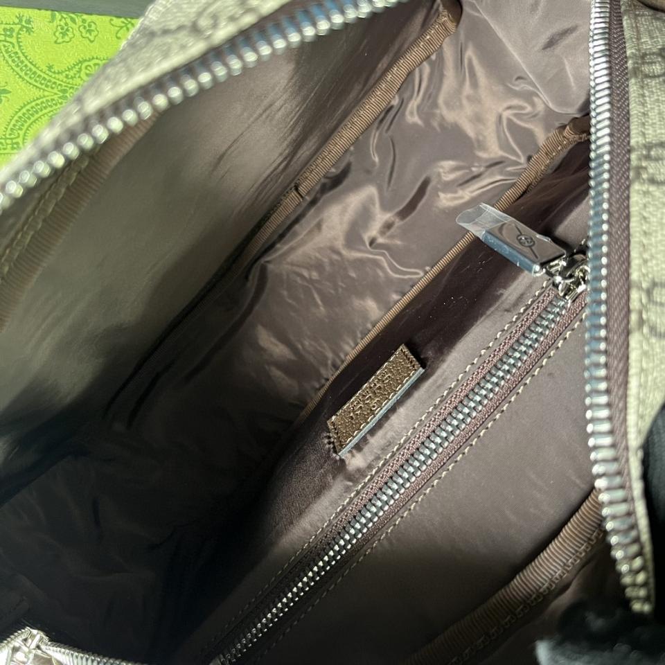 GUCCI SMALL MESSENGER BAG beige and ebony GG Supreme  760123 G1-duoc-ban-tai-Hvip Bags & Accessories