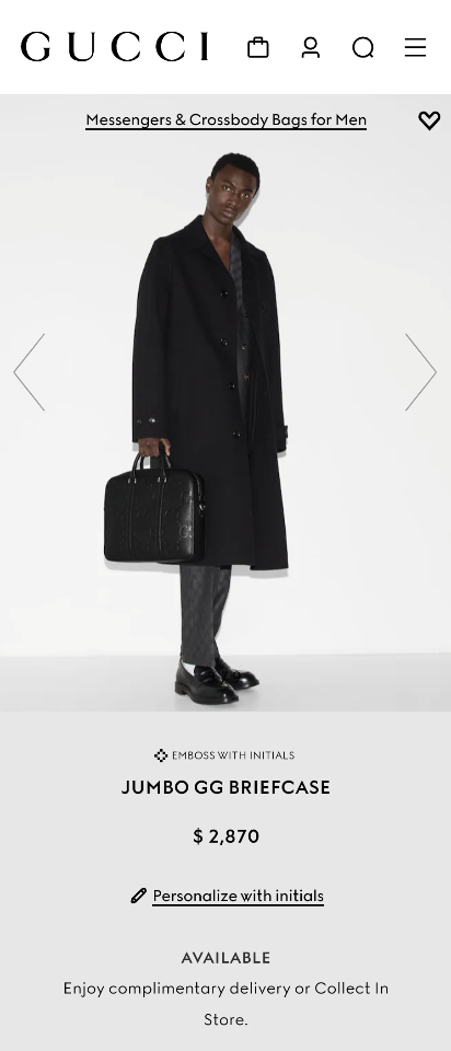 Gucci JUMBO GG BRIEFCASE black GG leather 792264 G1-duoc-ban-tai-Hvip Bags & Accessories
