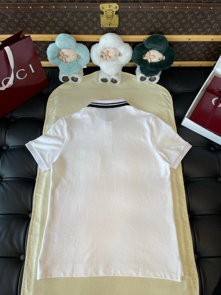 Gucci COTTON POLO SHIRT white 795174 Sao chép-duoc-ban-tai-HVIP Shoes & Clothes