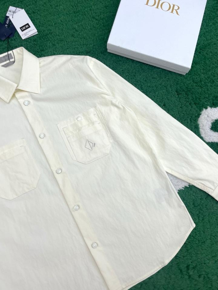 Dior Overshirts cotton in white -duoc-ban-tai-HVIP Shoes & Clothes