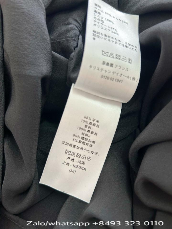 Dior dress black wool and silk with belt V6-duoc-ban-tai-Hvip Bags & Accessories