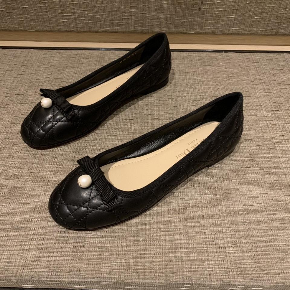 Dior Ballet Flat
Black Quilted Cannage Calfskin
 KDB877CQC DS -duoc-ban-tai-Hvip Bags & Accessories