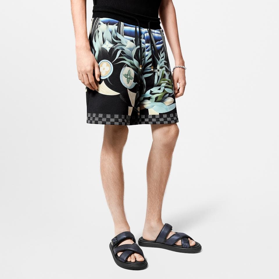 Louis Vuitton Technical Cotton Jersey Shorts 1AFR80-duoc-ban-tai-HVIP Shoes & Clothes