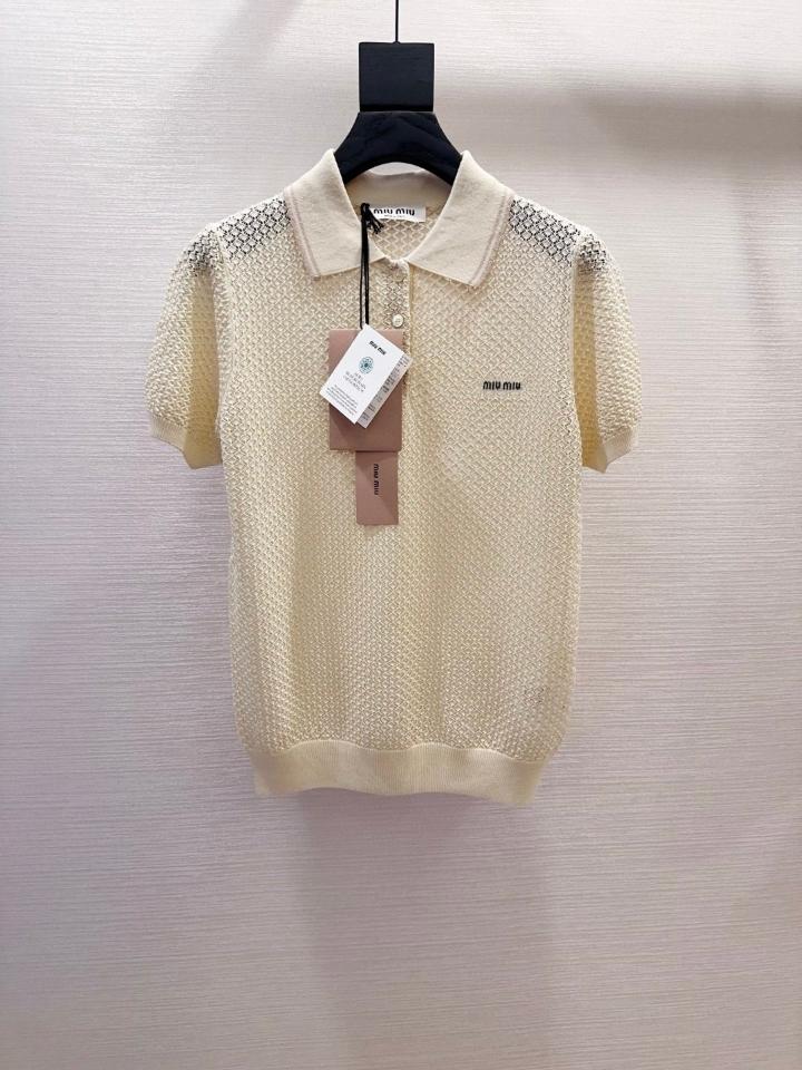 Miu Miu Cotton polo shirt-duoc-ban-tai-HVIP Shoes & Clothes